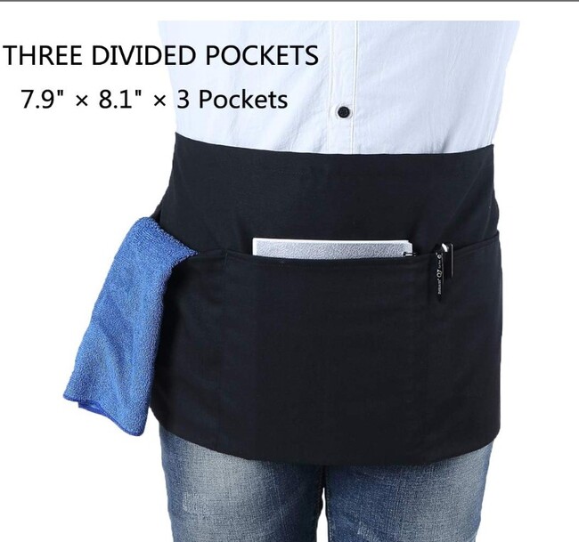 Apron, 1/2 Length, 3 pocket