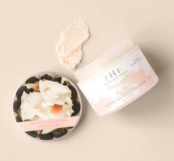 Big Bare Organic Whipped Shea Butter Body Polish 8 oz