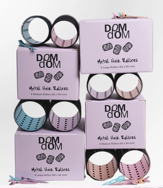 Metal Hair Rollers - Medium