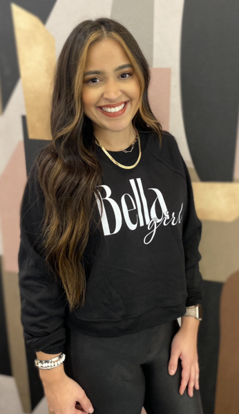 Bella Cropped Sweatshirt (large)