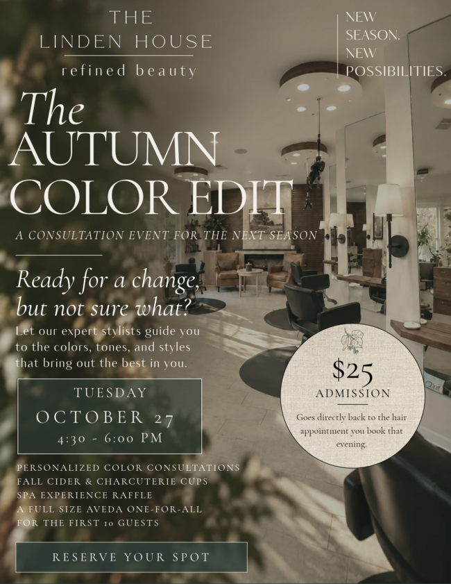 The Autumn Color Edit Event