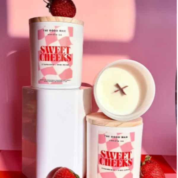 Wood Wick Candle - Sweet Cheeks