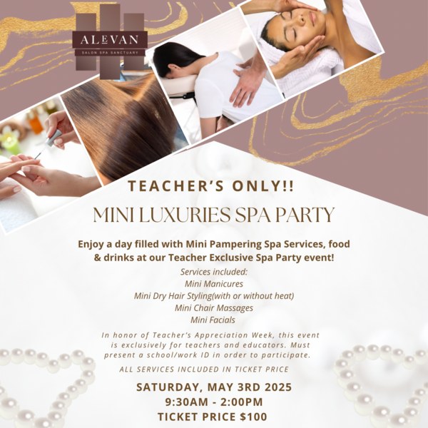 Mini Lux Spa Party (Teacher's Only)
