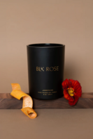 Blk Rose Candle - Josephine