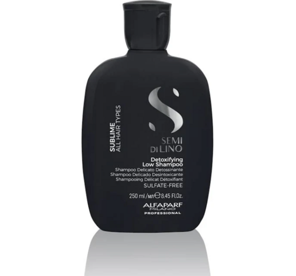 Alfaparf Milano Semi di Lino Sublime Detoxifying Low Shampoo – 8.45 fl. oz. (250 ml)
