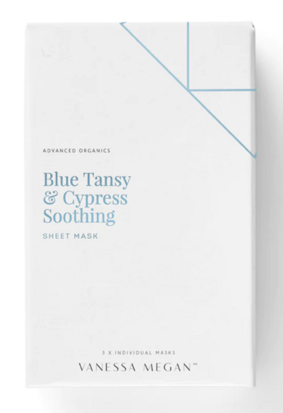 BLUE TANSY & CYPRESS SOOTHING SHEET MASK