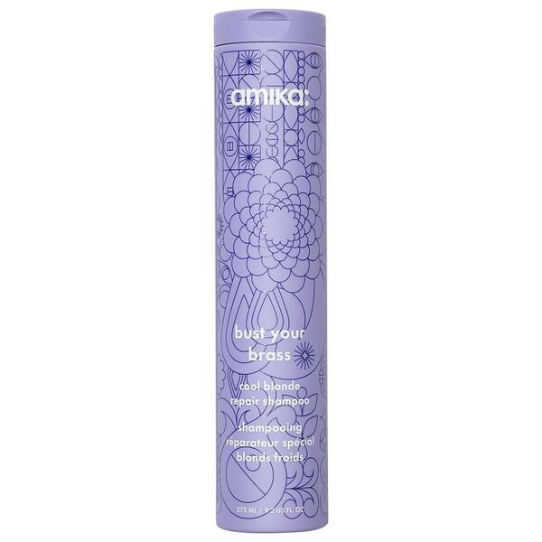 Amika Bust Your Brass CoolBlonde Repair Shampoo 275ml
