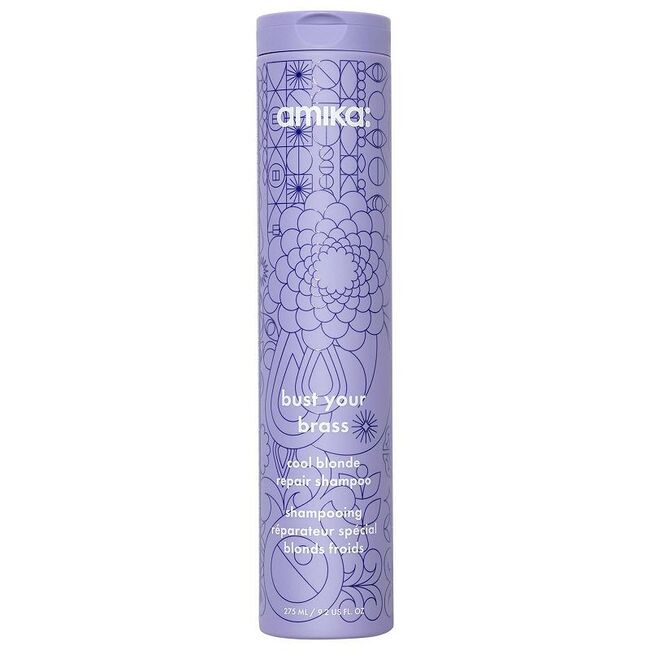 Amika Bust Your Brass CoolBlonde Repair Shampoo 275ml