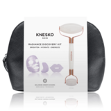 KNESKO - Discovery Kit with Collagen Face Mask, Eye Mask, Lip Mask, and Gemstone Roller - Diamond Radiance