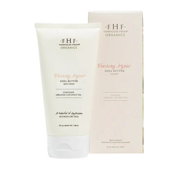 Blushing Agave Organic Shea Butter Body Cream Tube 5 oz
