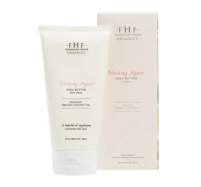 Blushing Agave Organic Shea Butter Body Cream Tube 5 oz