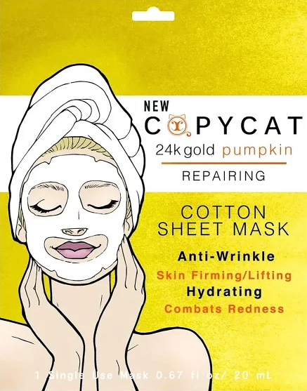 Copy Cat 24k Gold Pumpkin Mask