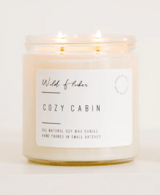 Wild Flicker Wood Wick Candle - Cozy Cabin