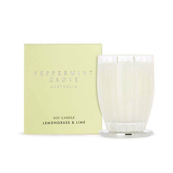 Lemongrass & Lime - Large Soy Candle 370g