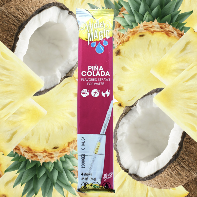 Water Magic Straws - Pina Colada