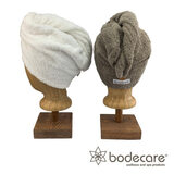 Towelling Hair Wrap - Warm Grey