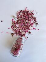 Edible Flower Sprinkles - Rose Petals Mix