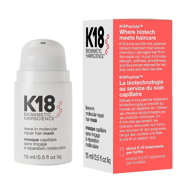K18 Leave-In Molecular Hair Mask 15ml