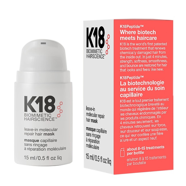 K18 Leave-In Molecular Hair Mask 15ml