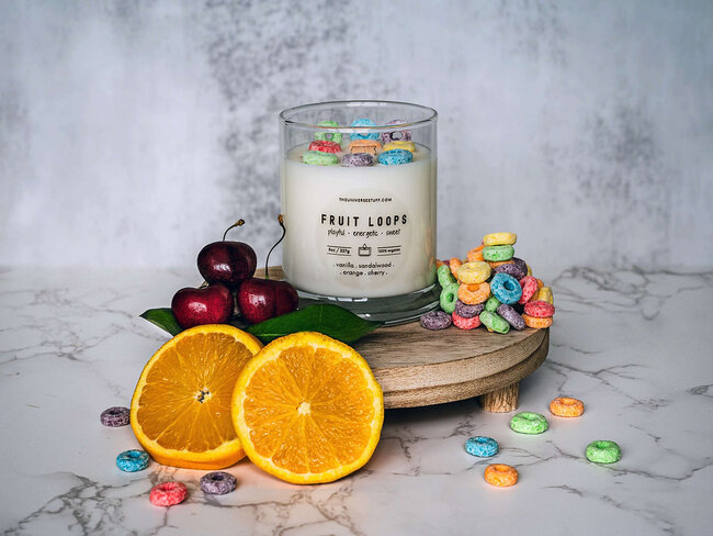 Fruit Loops! Vanilla,Sandalwood ,Orange, cherry 40+ Hours 