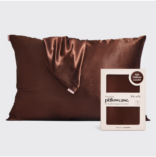 Satin Pillowcase /Standard - Chocolate