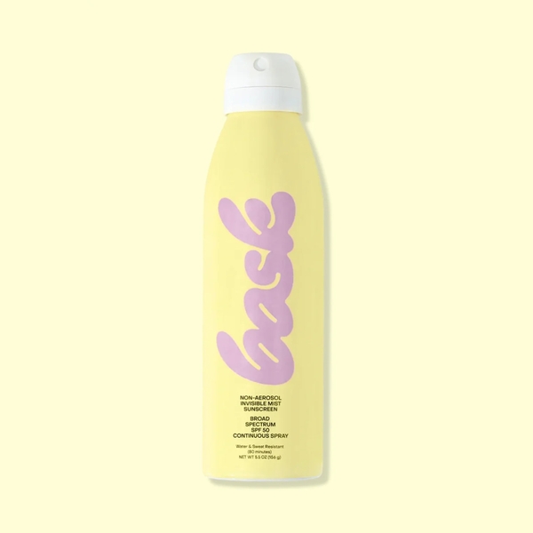 Bask Sunscreen | Non-Aerosol Invisible Mist 50SPF Sunscreen