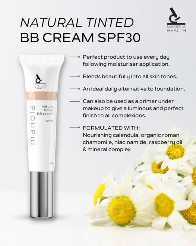 Manola Natural Tinted BB Cream 30+