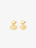 Bauble Cream Resin Earrings