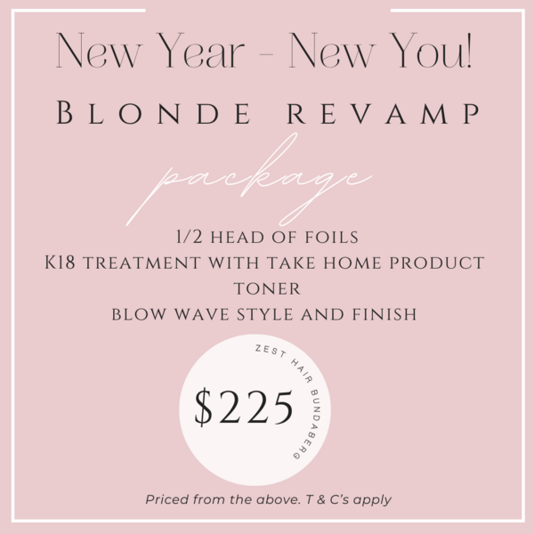 .NEW YEAR, NEW YOU Blonde Revamp Deal  