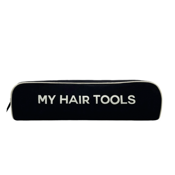bag-all roomy hair wrap tools travel case | black