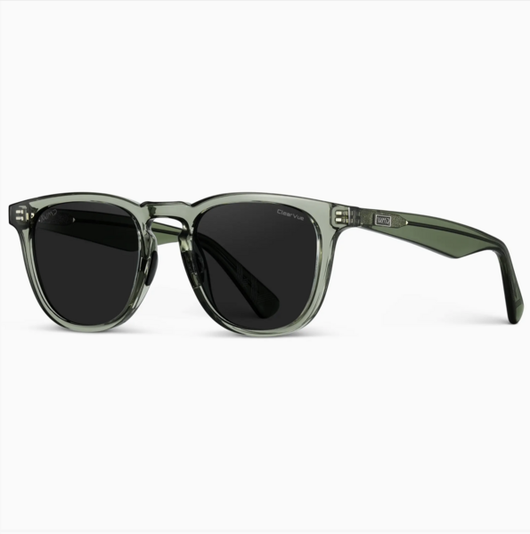 WMP Eyewear | Wyndham Polarized Crystal Agave/Smoke