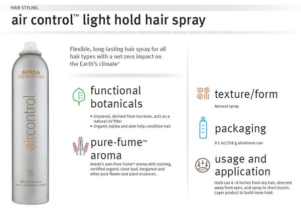 Air Control Light Hold Hair Spray 9.1oz