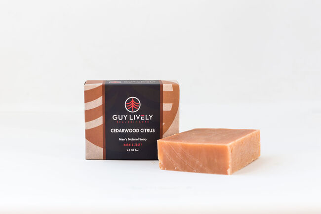 Guy Lively Bar Soap - Cedarwood Citrus