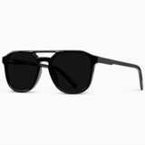 WMP Eyewear | Hunter Rectangle Black/Triple Black