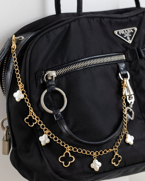 FR CLOVER CHAIN BAG CHARM
