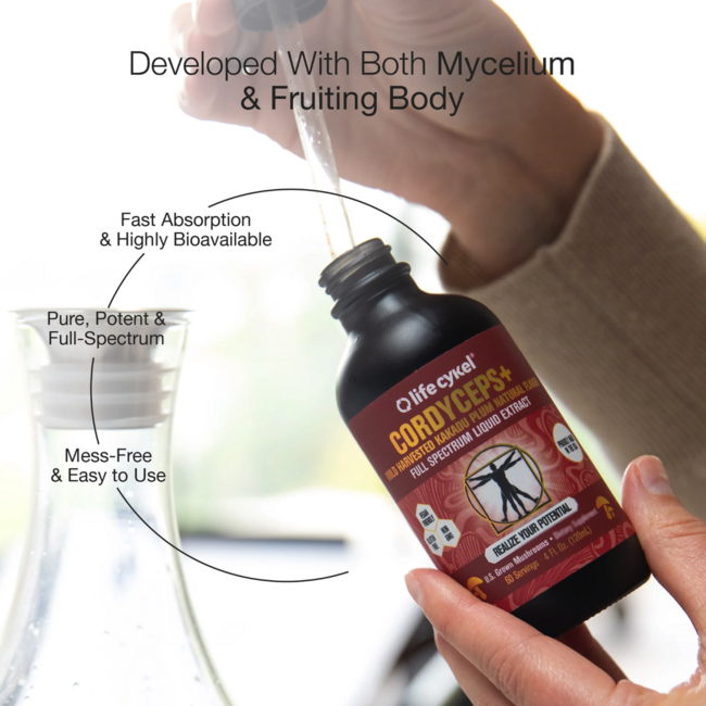 Cordyceps Mushroom Extract (120ml)