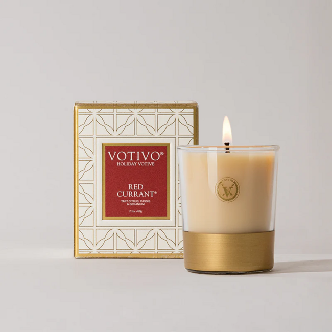 Votivo Holiday Collection votive candle | Red Currant