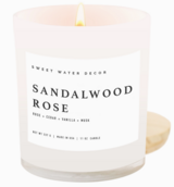 Candle-Sandalwood Rose Soy 11oz