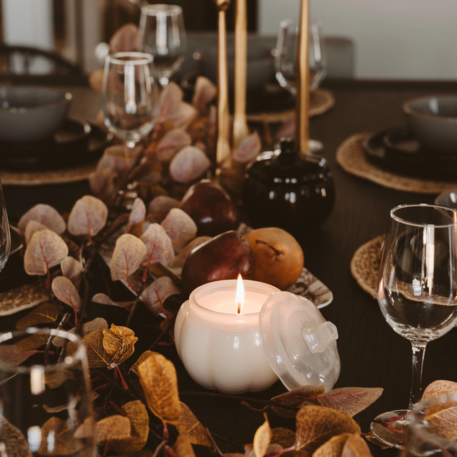 SWD PUMPKIN JAR CANDLE- Hello Fall