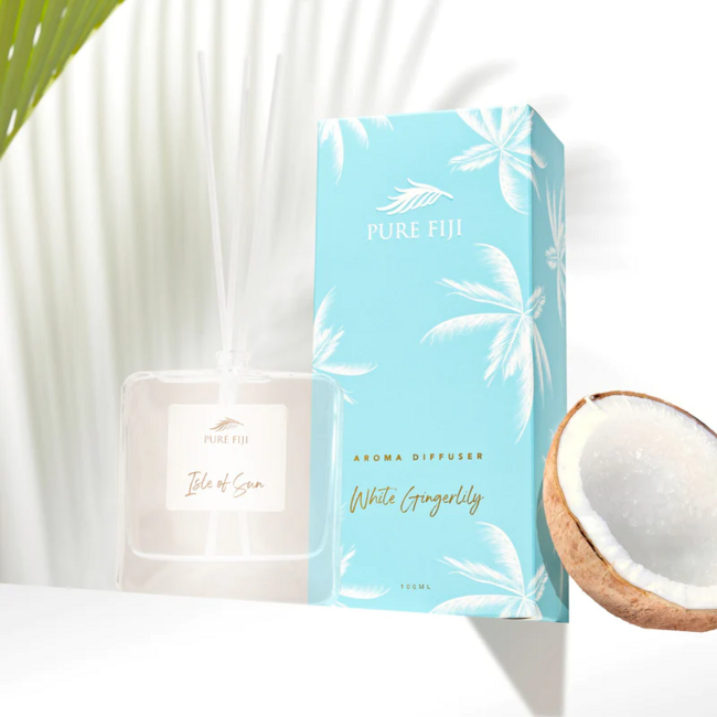 Aroma diffuser 100ml-White Gingerlily