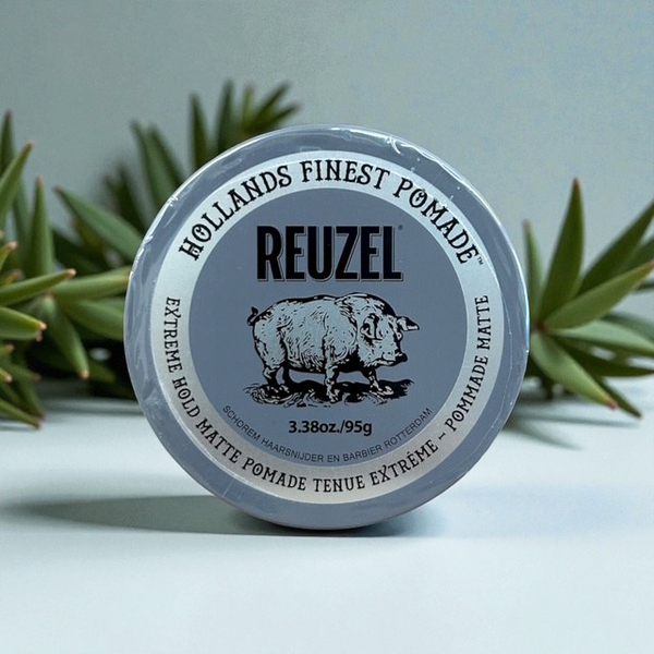 Reuzel Gray (Extreme Hold/Matte) Pomade- (95 g/3.38 oz)