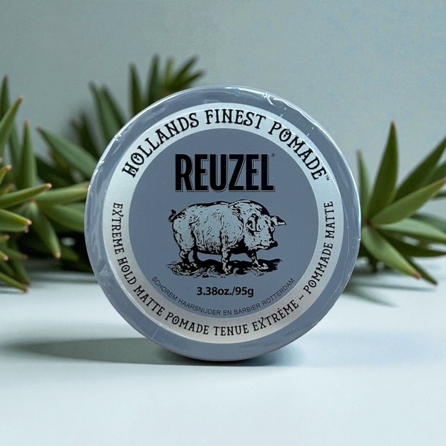 Reuzel Gray (Extreme Hold/Matte) Pomade- (95 g/3.38 oz)