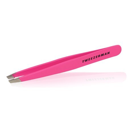 Slant Tweezer Neon Pink