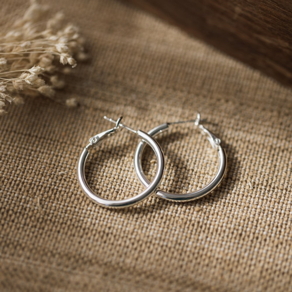 WA | Lana Hoops - Silver