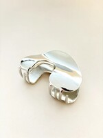 Collete Silver Claw Clip