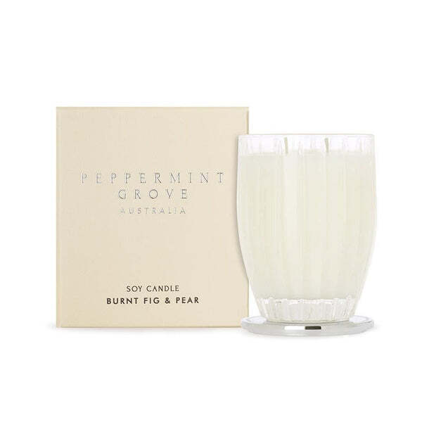 Burnt Fig & Pear - Large Soy Candle 370g