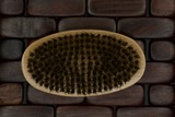  Parker Premium Boar Bristle Beard & Hair Brush with Beechwood Contoured Handle