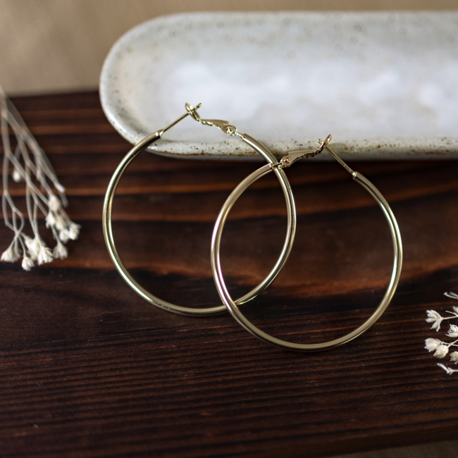 WA | Maya Hoops - Gold