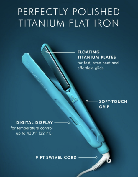 MO Perfectly Polished Titanium Flat Iron