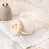 Fluffy Bunny Candle